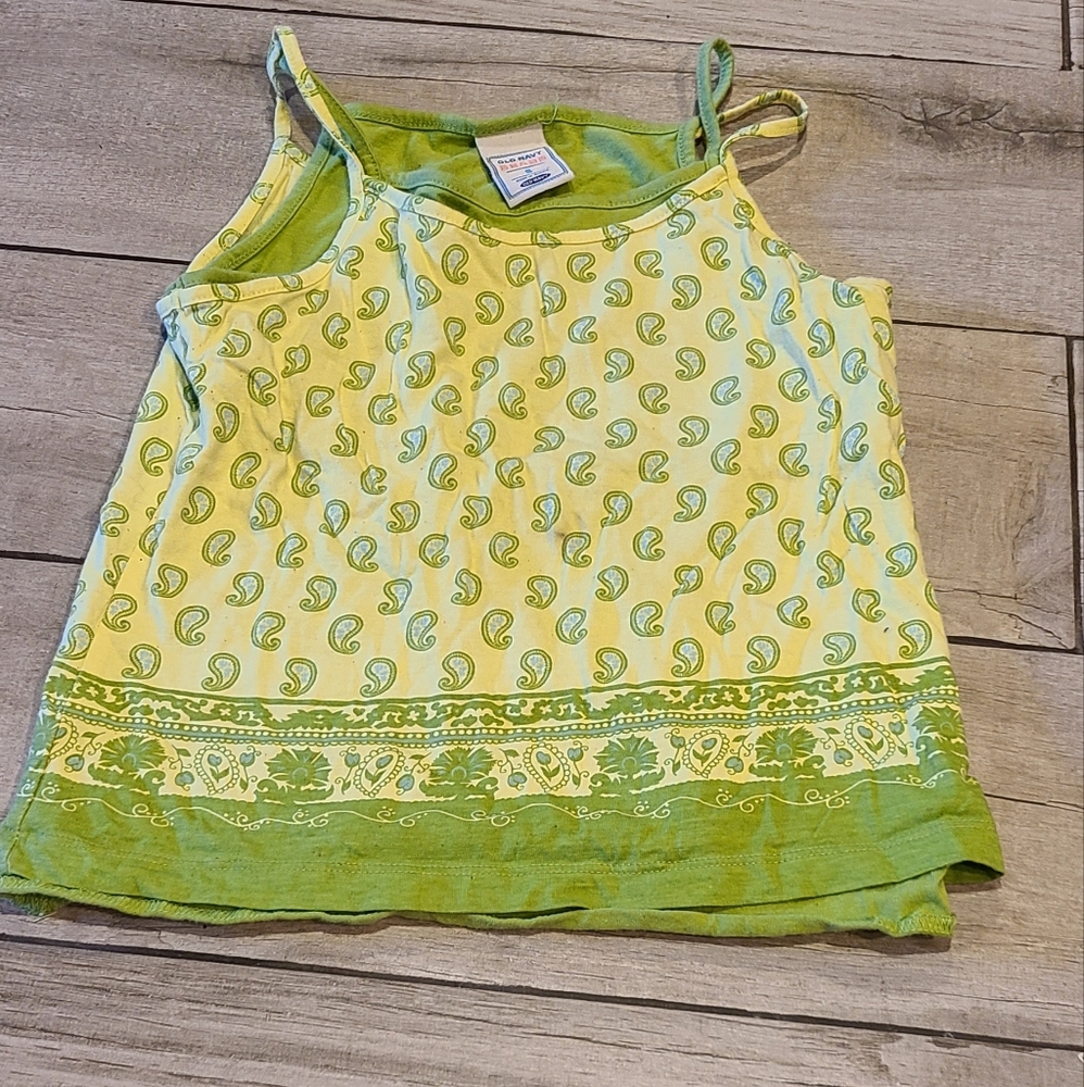 🦔Old navy Girls Y2K Paisley Tank☀️